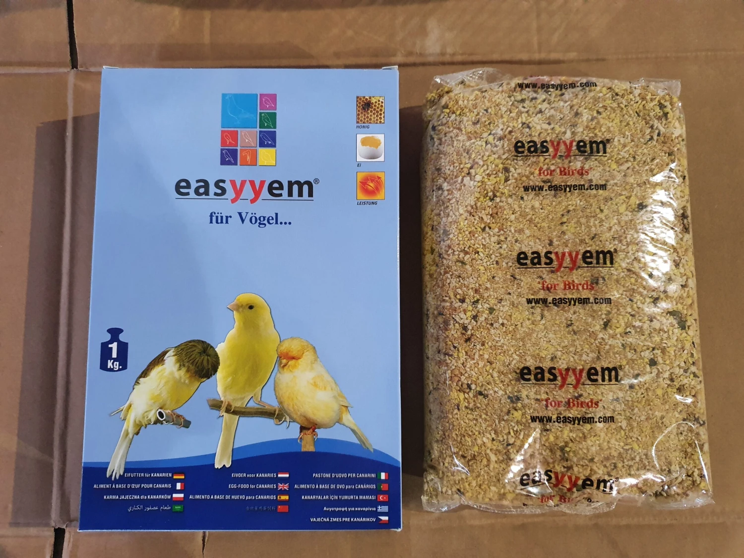 Easseym Eivoer Kanarie 1kg(Ei) 2 Easseym Eivoer Kanarie 1kg(Ei) - Afbeelding 2
