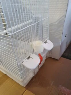 Vogelkooi Wit 66 X 51 X 32 -Birdshop Christina 20220417 124118