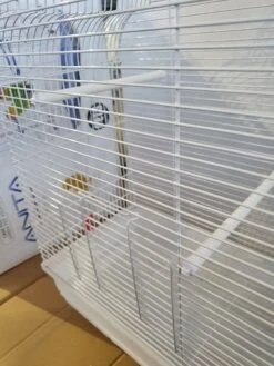 Vogelkooi Wit 66 X 51 X 32 -Birdshop Christina 20220417 124120