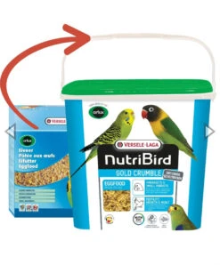 Nutribird Gold Crumble Kleine Parkieten 5kg ( Droog Eivoer )(Orlux Droog Eivoer Parkieten 5kg)