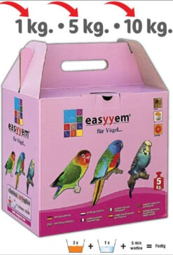 Easseym Eivoer Parkieten 1kg(Easseym Eivoer Parkieten Papegaaien 1kg)