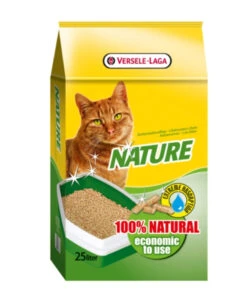 Versele-Laga Nature 25 L - Natuurlijke Kattenbakvulling Met Houtsnippers