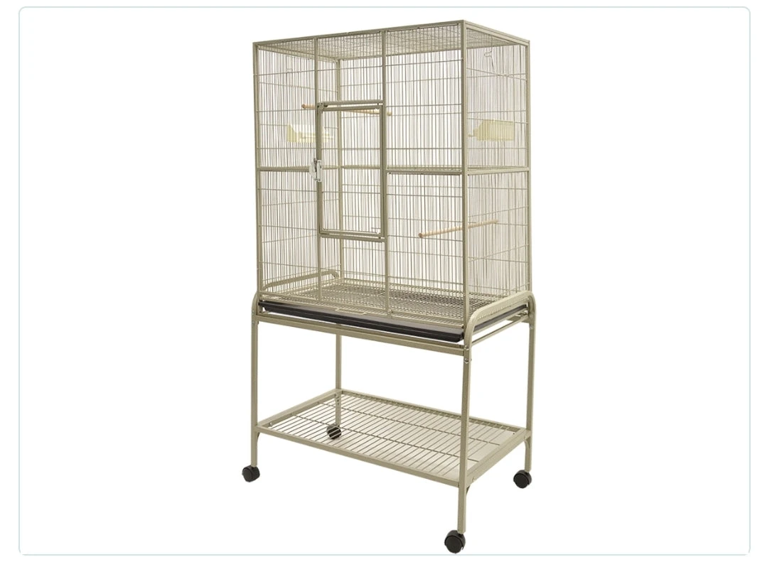 Kamer Volière Beige 86 X 54 X 157 Op Wielen 1 Kamer Volière Beige 86 X 54 X 157 Op Wielen