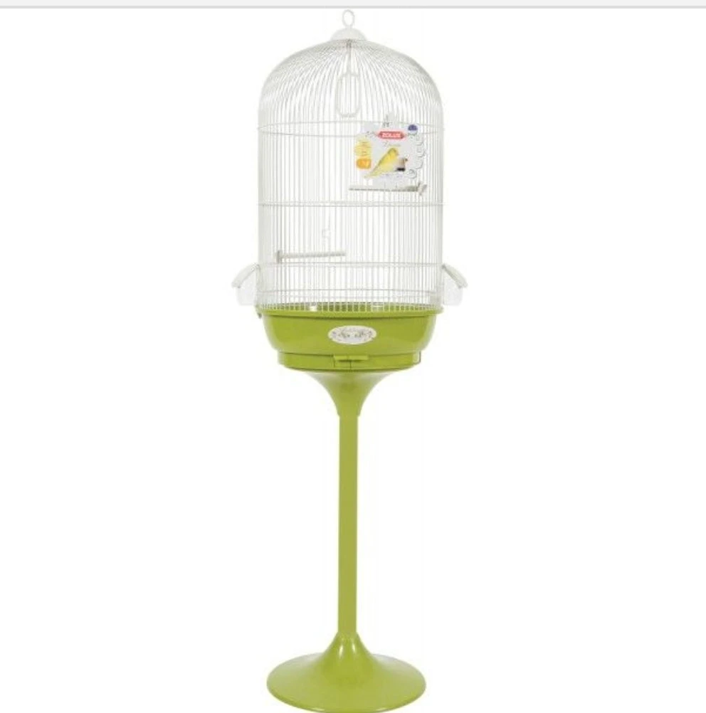 CAGE ARABESQUE LÉONIE 50 OP VOET. MOL. AFMETINGEN: Ø 49,5 CM X 140 CM. VOOR VOGELS. 3 CAGE ARABESQUE LÉONIE 50 OP VOET. MOL. AFMETINGEN: Ø 49,5 CM X 140 CM. VOOR VOGELS. - Afbeelding 3