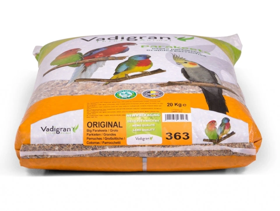 Vadigran Grote Parkieten Original 20kg(Vadigran Grote Parkieten Original 20kg) 5 Vadigran Grote Parkieten Original 20kg(Vadigran Grote Parkieten Original 20kg) - Afbeelding 5