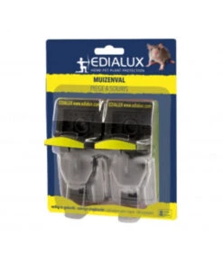 Edialux Muizenval 2 Stuks(Muizenval Plastiek)