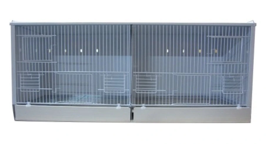 Kweekkooi Metaal Benelux 80cm ( Witte Epoxy Materiaal + Stapelbaar ) 3 Kweekkooi Metaal Benelux 80cm ( Witte Epoxy Materiaal + Stapelbaar ) - Afbeelding 3