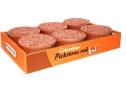 Colombine Pickstone Rood Dienblad 5+1 ( 3.6kg ) - Red Peck Brick(Colombine Pickstone Rood Dienblad 5 1 3 6kg Red Peck Brick)