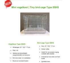 Transport Kooi Wit ( Mini ) -Birdshop Christina Screenshot 20220201 121406 Google PDF Viewer