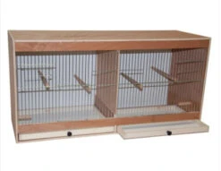 Houten Kweekkooi 80cm 2 Delige Deur Zonder Klep