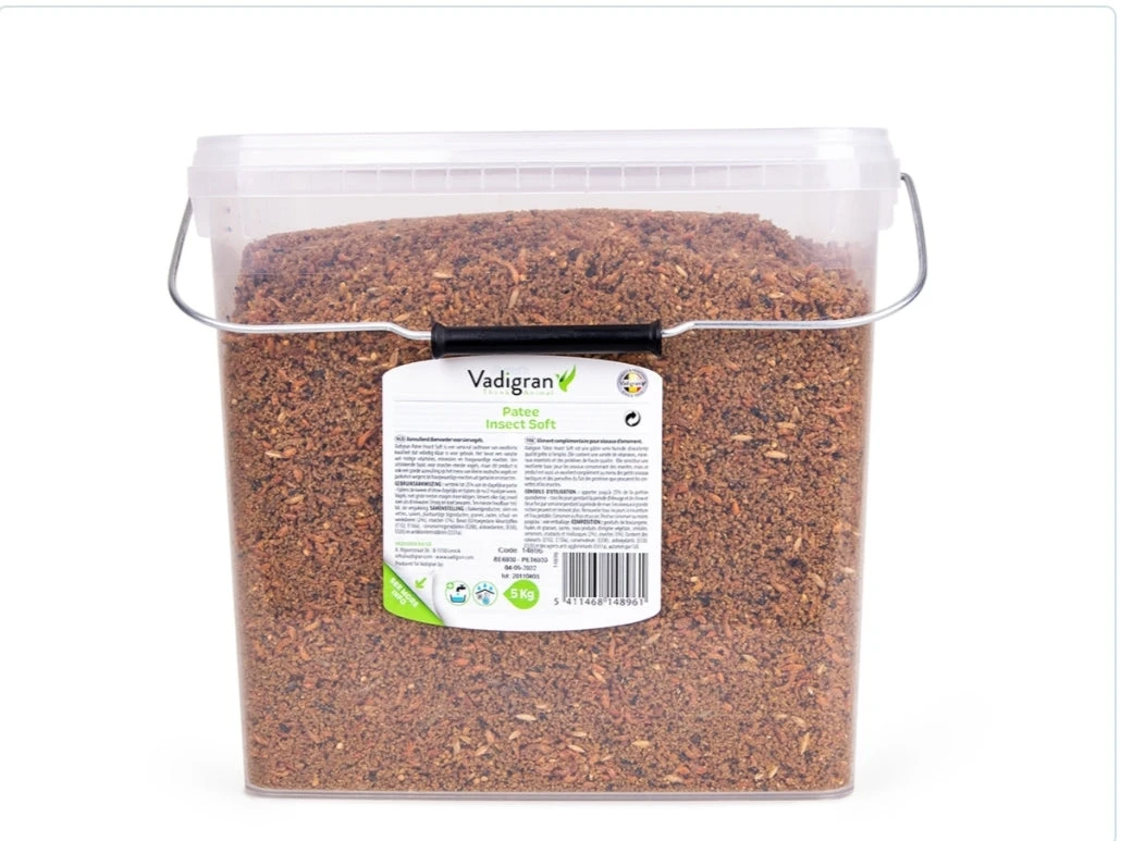 Patee Soft Insecten 5kg - Vadigran(Patee Soft Insecten 5kg Vadigran) 2 Patee Soft Insecten 5kg - Vadigran(Patee Soft Insecten 5kg Vadigran) - Afbeelding 2