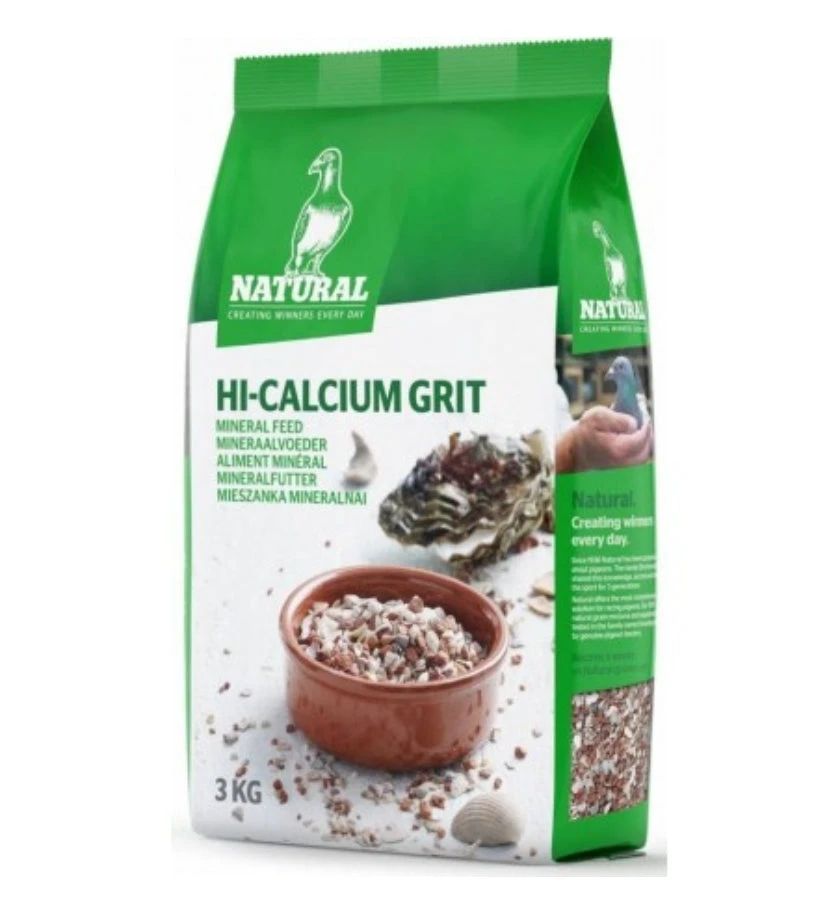 Natural Hi-Calcium Grit 20kg(Grit 20kg Natural Duiven) 1 Natural Hi-Calcium Grit 20kg(Grit 20kg Natural Duiven)