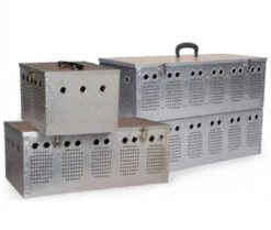 Aluminium Duivenmand 6 Dieren - Natural(Aluminium Duivenmand 6 Dieren Natural)