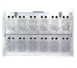 Aluminium Duivenmand 8 Dieren - Natural(Aluminium Duivenmand 8 Dieren Natural)