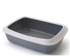 Iriz Kattenbak Met Rand Grijs 42cm