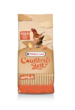 Country`s Best Gold 2 Pellet-Opgroeikorrel - Kippenvoer - 20 Kg Van 11 Weken