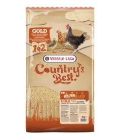 Country's Best GOLD 1 & 2 Crumble 5kg - Kruimels Voor Kuikens Vanaf De Eerste Dag Tot De Eerste Eileg