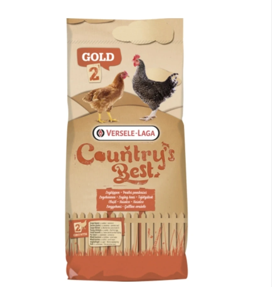 Country's Best GOLD 2 Pellet 20kg - Groeikorrel, Vanaf 11e Week Tot Leg 1e Ei 1 Country's Best GOLD 2 Pellet 20kg - Groeikorrel, Vanaf 11e Week Tot Leg 1e Ei