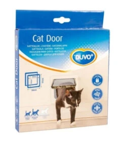 Kattenluik Wit 19 X 19,7 Cm - Duvo+