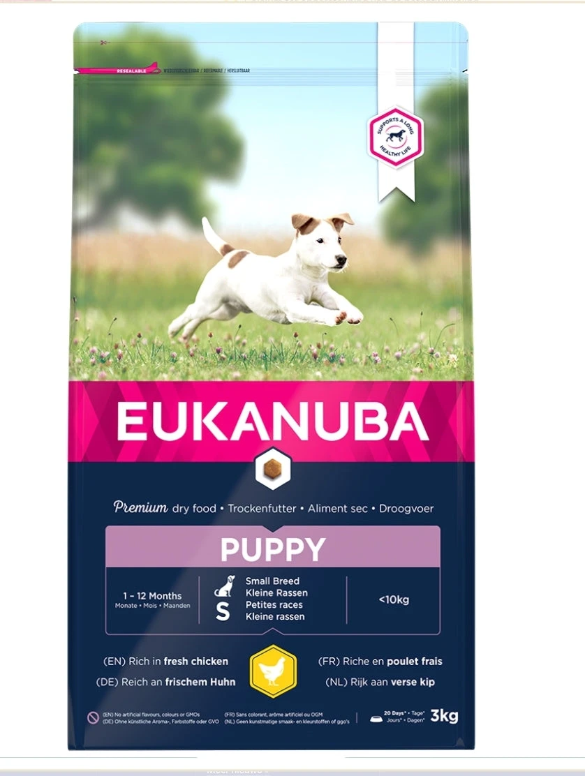 Euk Dog Growing Puppy Small Breed 3kg 1 Euk Dog Growing Puppy Small Breed 3kg