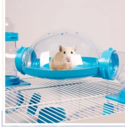 De Smurfen Knaagdierenverblijf Blauw 50x33x44,5cm -Birdshop Christina Screenshot 20220529 080708 Chrome