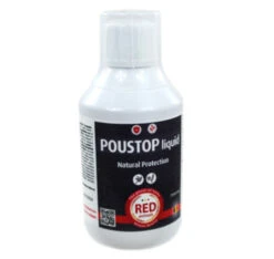 Poustop Liquid 250ml ( Bescherming Tegen Uitwendige Parasieten ) - Red Animals(Red Animals Poustop Liquid 250ml Bescherming En Goede Huidgeur Tegen Uitwendige Parasieten Voor Vogels En Duiven)