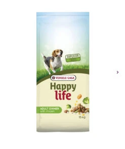 Happy Life Adult Dinner Kip Hondenvoer 15 Kg - Versele Laga
